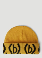 Knit (B).eanie Hat in Yellow