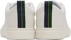 PS by Paul Smith Off-White Leather Lee Sneakers