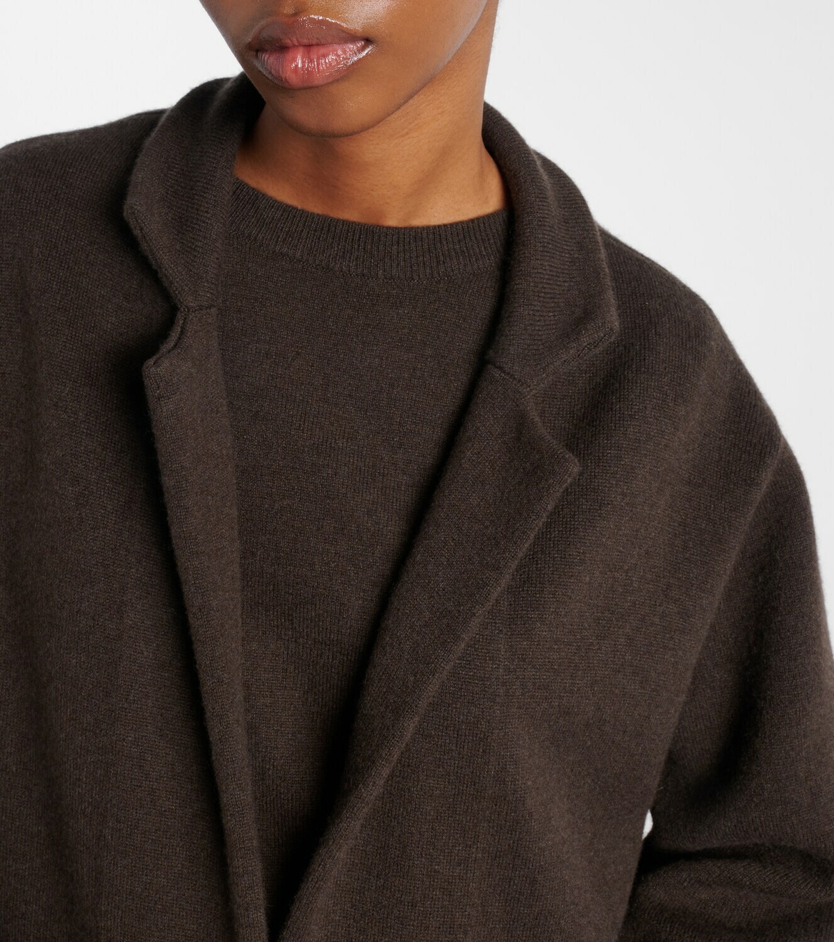 Lisa Yang Amie single-breasted cashmere coat