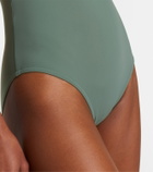 Karla Colletto Lia scalloped bandeau swimsuit