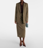 Victoria Beckham Vanity leather vanity bag