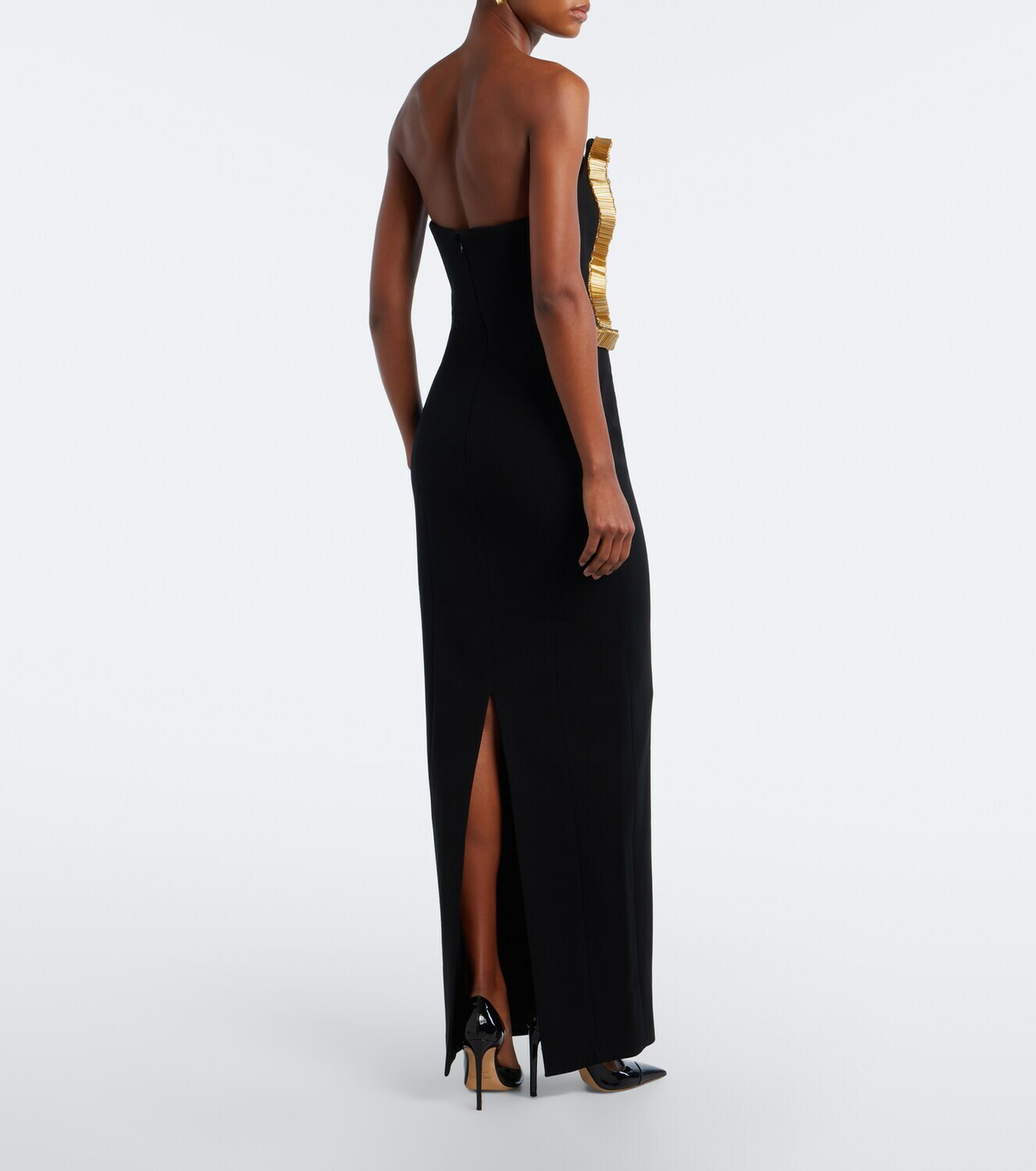 Rachel Gilbert Malik embellished gown