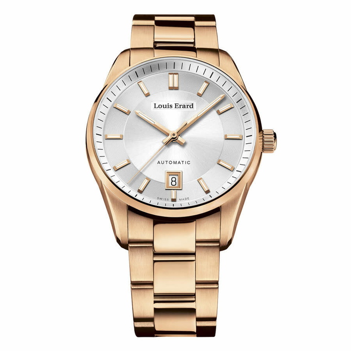 Photo: Louis Erard Heritage Automatic Silver Dial Mens Watch 69101PR71.BMA43