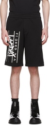 Versace Black Cotton Shorts