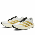 Adidas Running Men's adidas Adizero Adios Evo Sl Woven Sneaker in Ftwr White/Matte Gold/Core Black