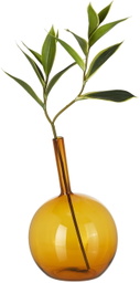 Nate Cotterman Orange Large Round Tilt Vase