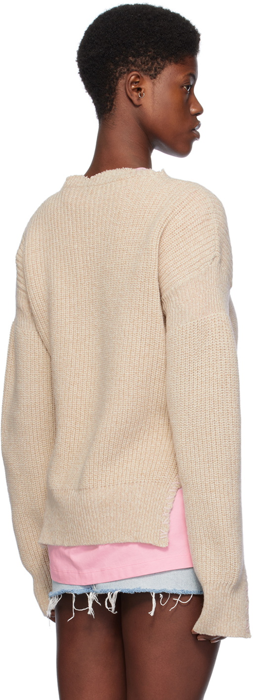 Madina Knitted Sweater Beige Melange main image 1
