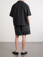 A Kind Of Guise - Samata Camp-Collar Linen Shirt - Black
