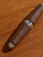 Dunhill - Leather-Trimmed Steel Corkscrew