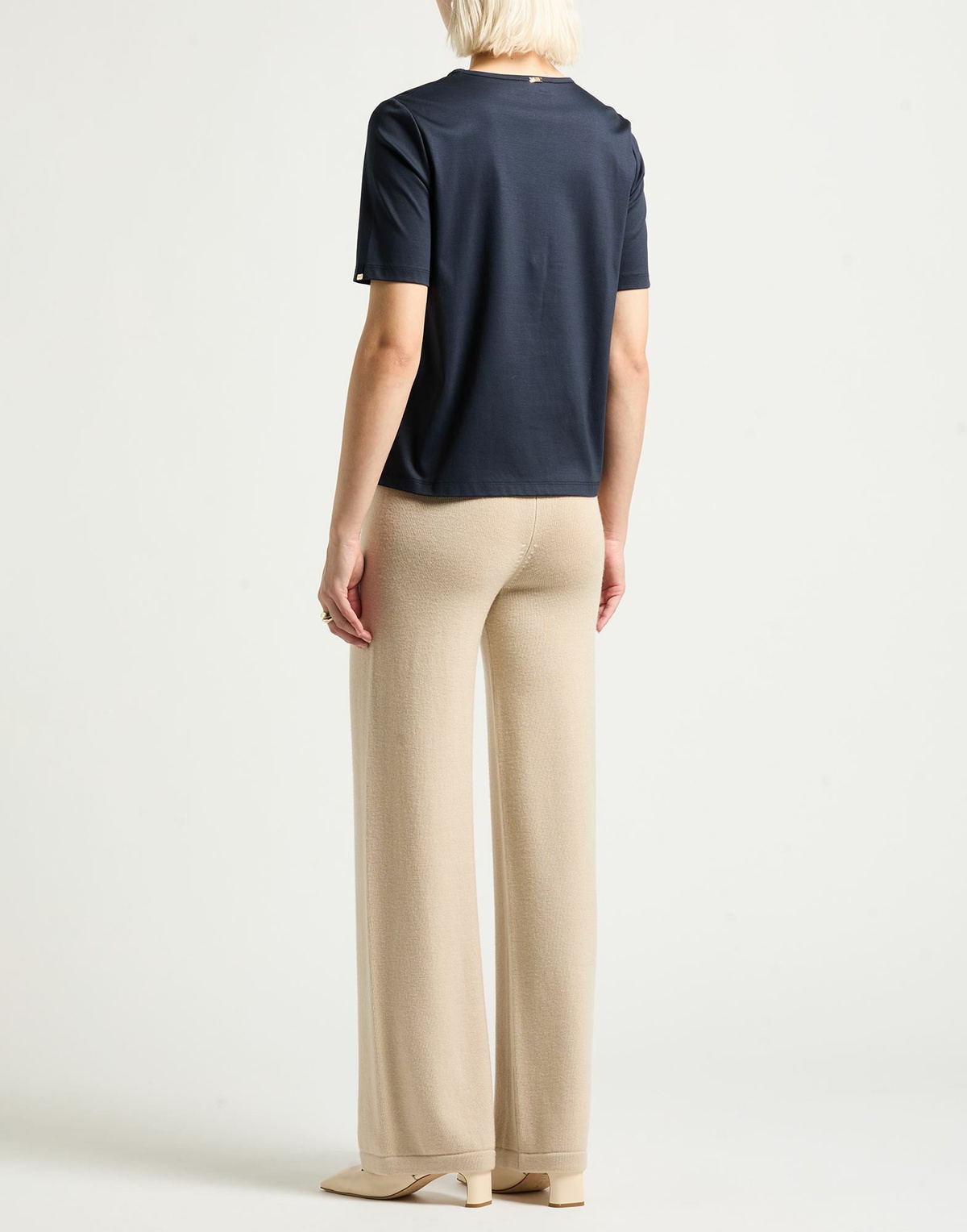 Herno Womens T-shirt Midnight in Blue