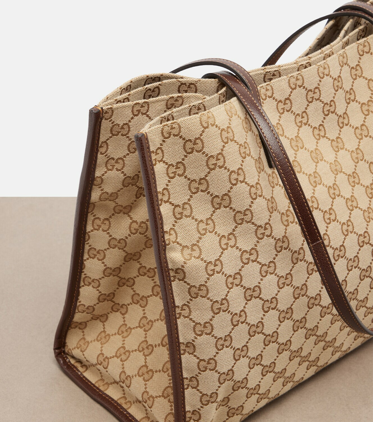 Gucci Large GG canvas shopper