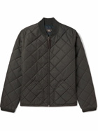RRL - Benton Quilted Recycled-Shell Bomber Jacket - Black