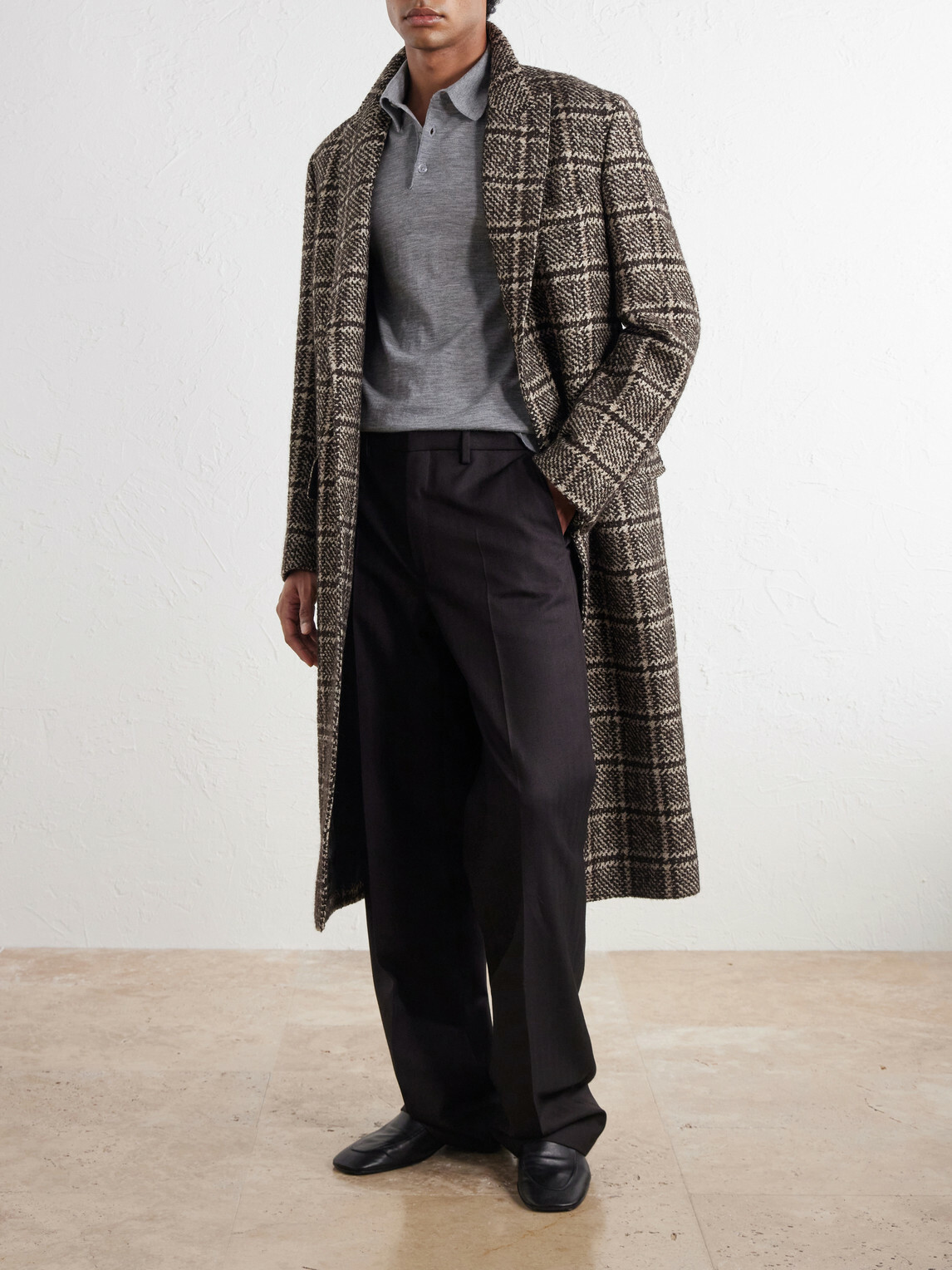 Dolce&Gabbana - Cashmere Polo Sweater - Gray