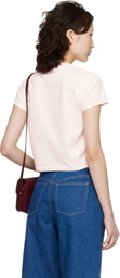 Maison Kitsuné Pink Baby Fox Baby T-shirt