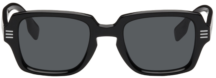 Photo: Burberry Black Rectangular Sunglasses