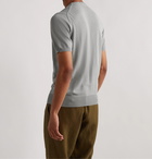 Beams F - Slim-Fit Cotton T-Shirt - Gray