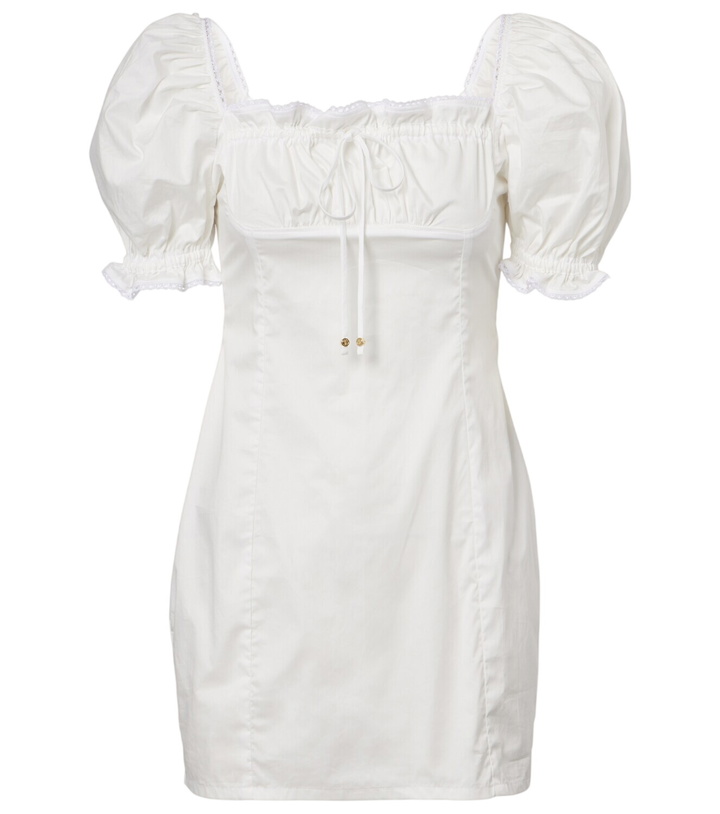 Photo: Bananhot Ligia lace-trimmed cotton minidress