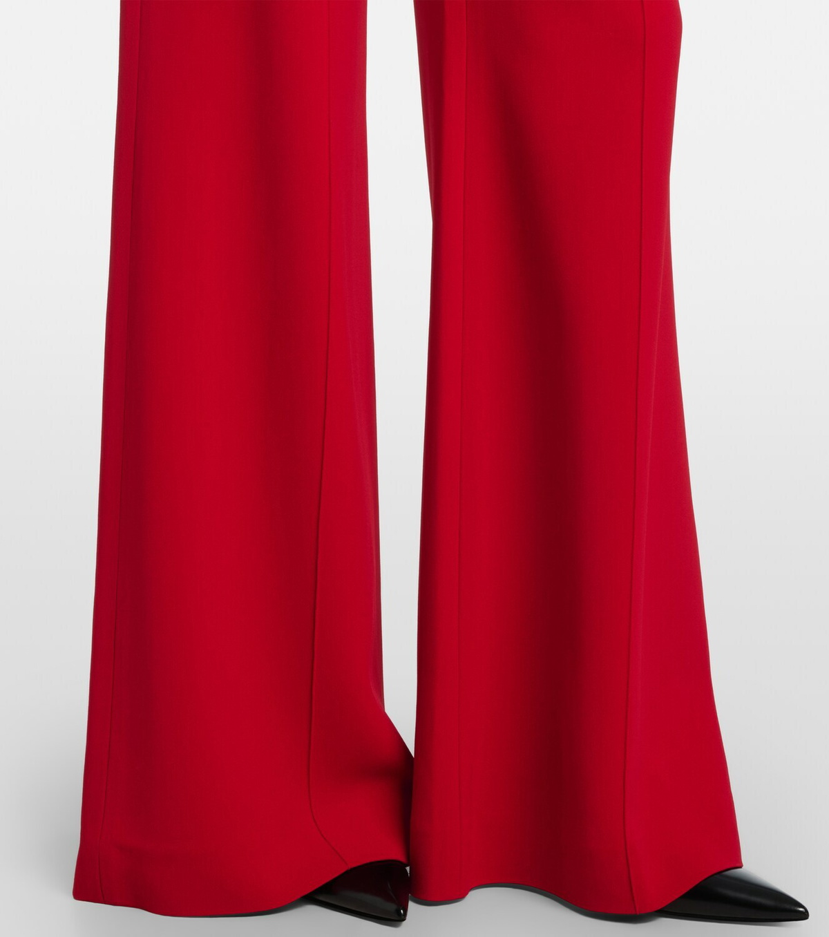 Elie Saab High-rise cady flared pants