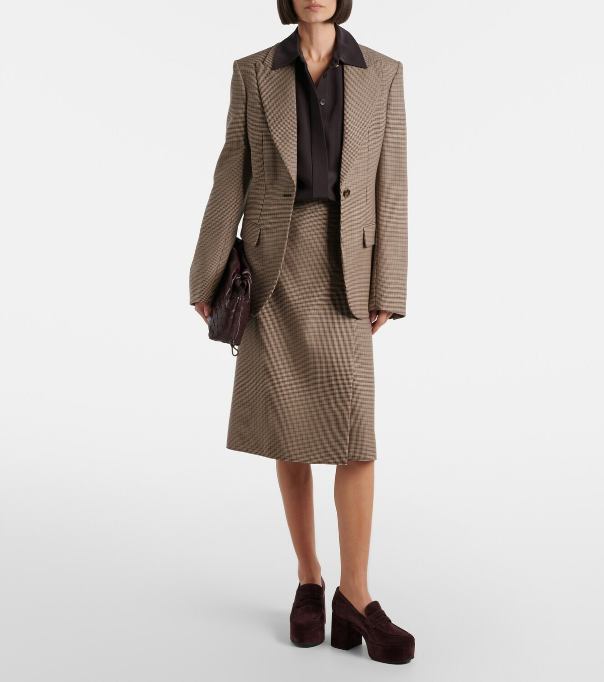 Gianvito Rossi Jenna suede platform penny loafers