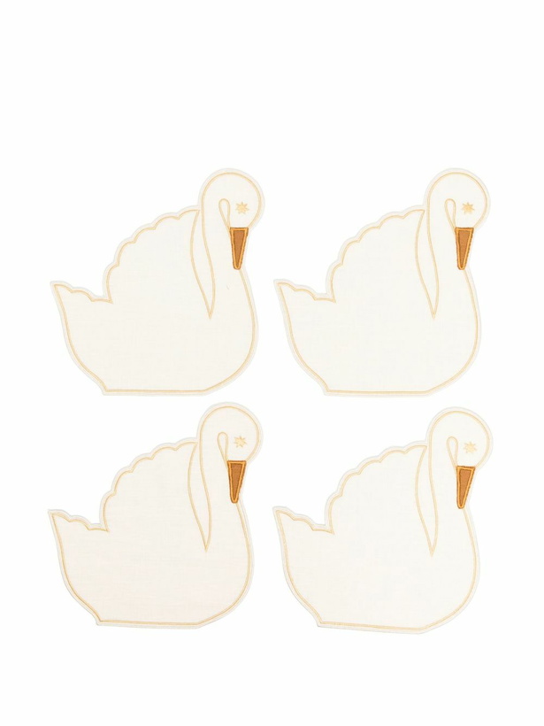 Photo: Maison Balzac Swan Napkins (set Of Four)