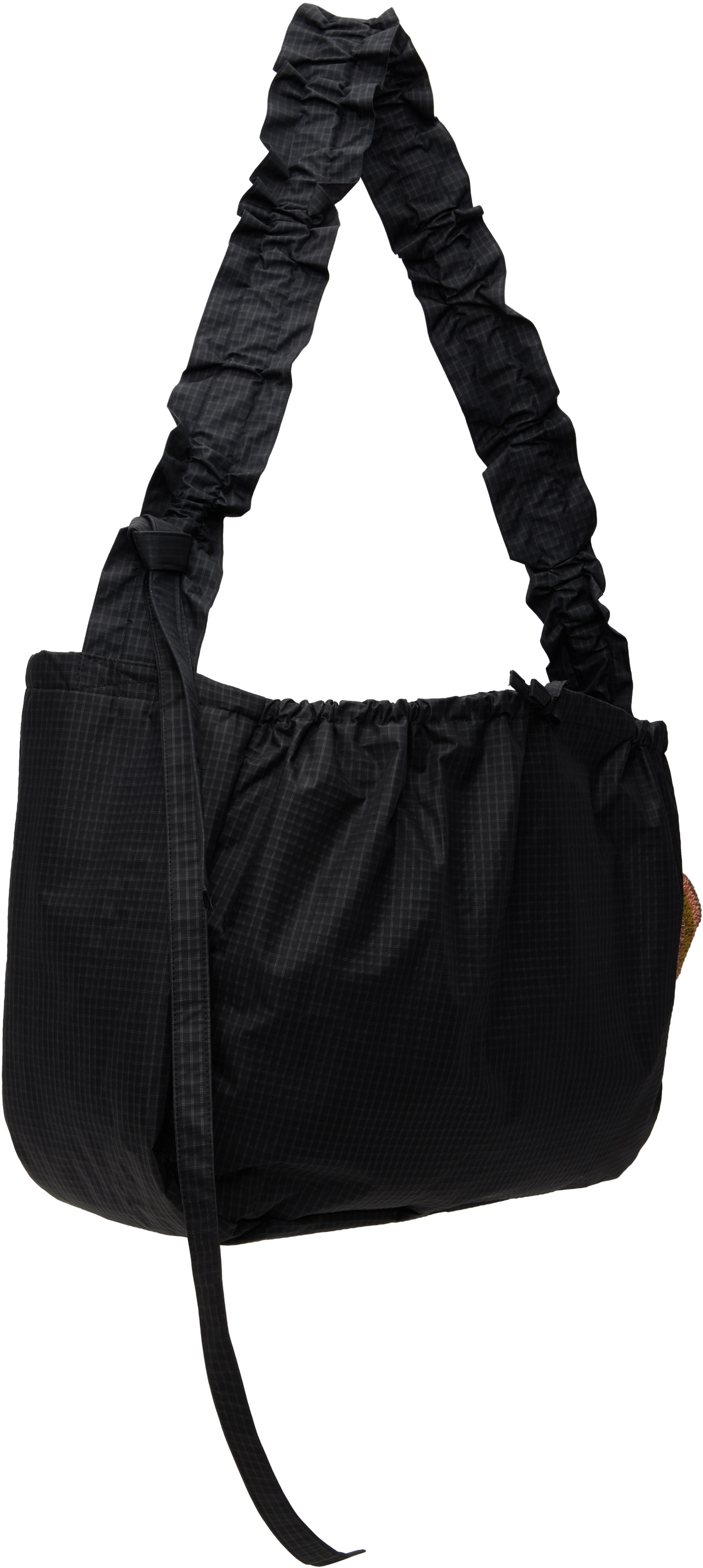 Story mfg. Black Large Drawstring Port-All Bag