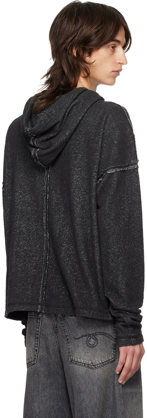 Greg Lauren Black Cozy Hoodie