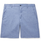 Altea - Dumbo Slub Linen-Blend Shorts - Blue