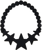 Abra Black Ball Chain Necklace