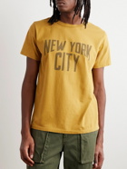 Remi Relief - Printed Cotton-Jersey T-Shirt - Yellow