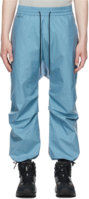 Photo: BYBORRE Blue & Grey Weight Map Field Lounge Pants