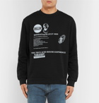 McQ Alexander McQueen - Slim-Fit Printed Loopback Cotton-Jersey Sweatshirt - Men - Black