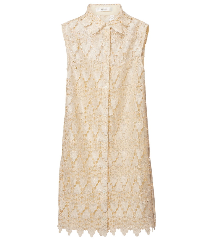 Photo: Frame The Deco lace minidress