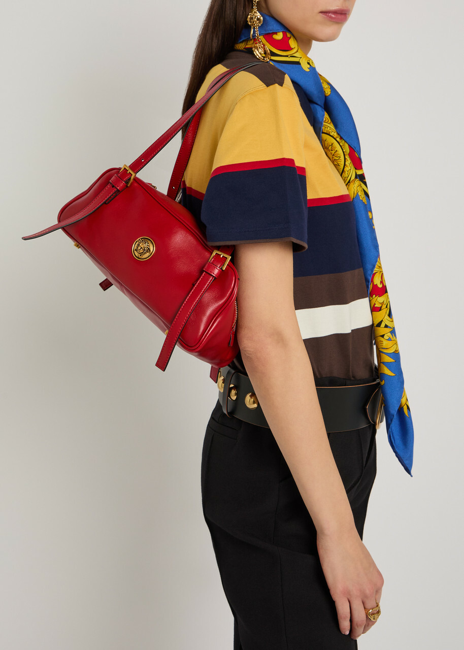 Versace Small Leather Shoulder bag - Red - One Size