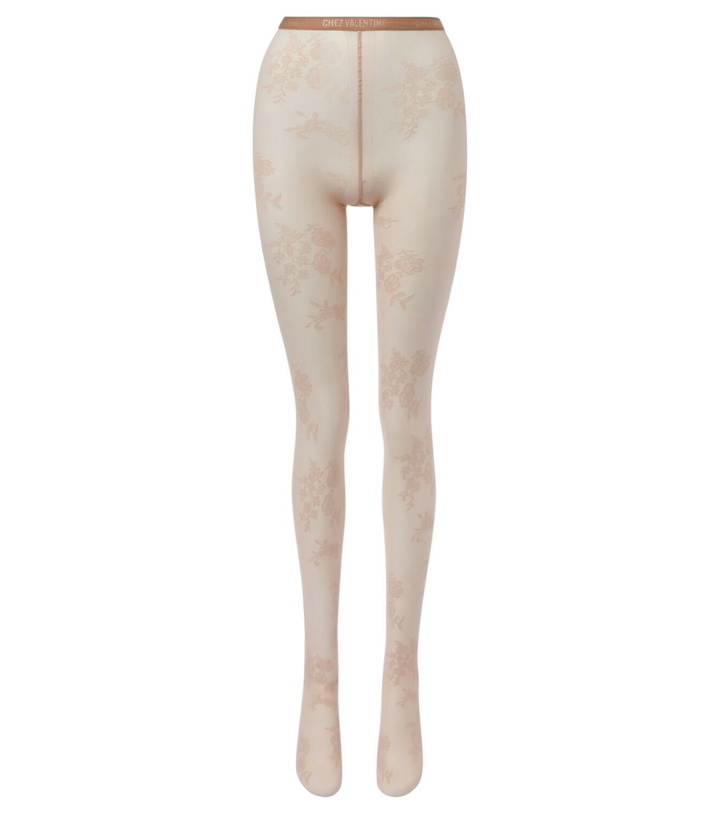 Photo: Valentino Floral tights