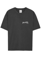 Picante Peaks Patch Printed Cotton T-shirt Black Other