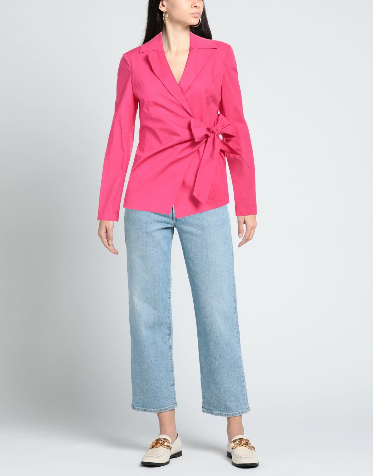 Manila Grace Womens Top Fuchsia