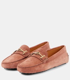 Tod's T-Ring suede loafers
