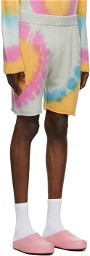 The Elder Statesman Multicolor Hi-Fi Relaxed Shorts