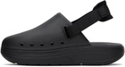 Suicoke Black Cappo Slippers