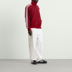 Adidas Men's Firebird Tracktop in Team Victory Red/White