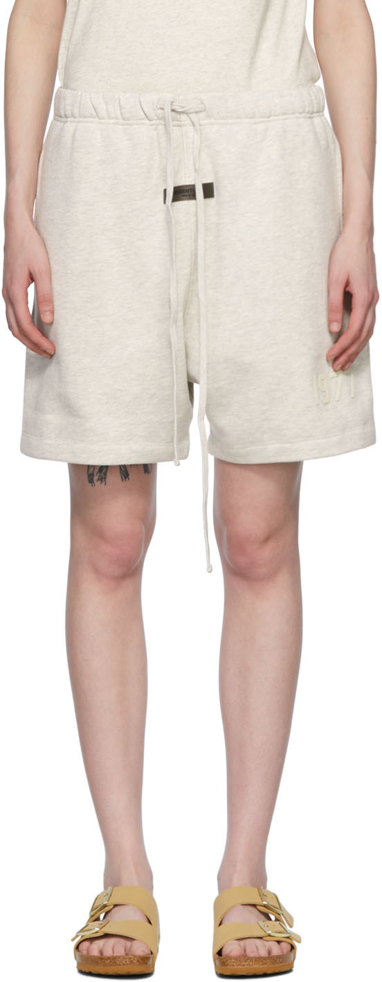 Off-White Cotton Shorts