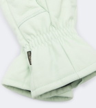 Goldbergh Hilja logo leather mittens