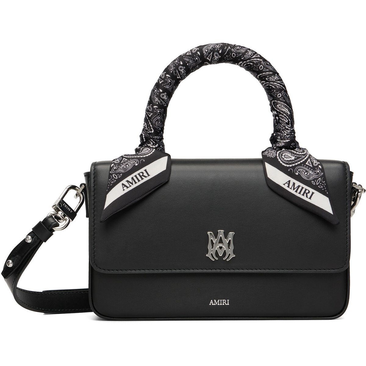 AMIRI Black Bandana Weekender Bag Amiri