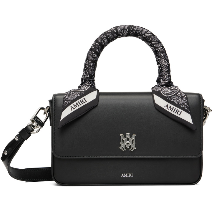 Photo: AMIRI Black Micro Long MA Bag