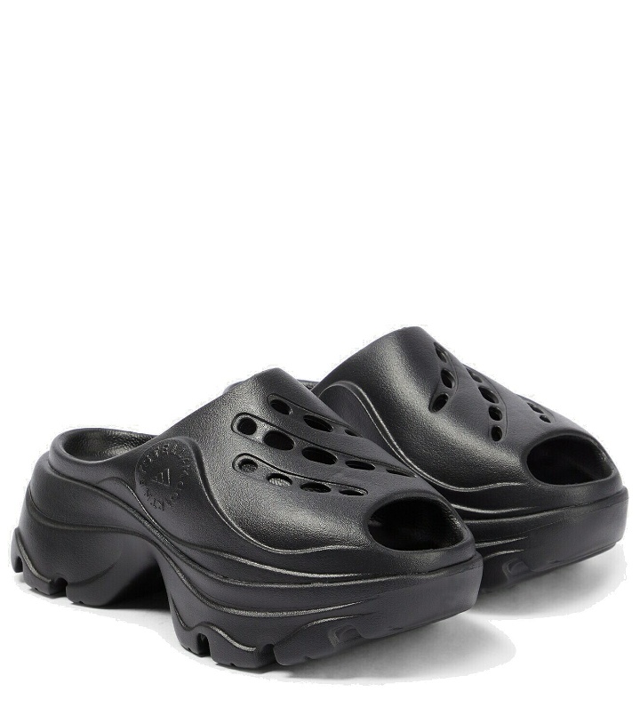 Photo: Adidas by Stella McCartney - Logo rubber clogs