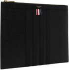 Thom Browne Black Medium 4-Bar Document Holder