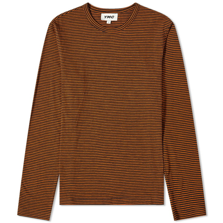 Photo: YMC Long Sleeve Triple Striped Tee