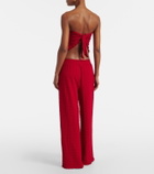 Jade Swim Mika seersucker wide-leg pants