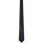 Gucci Blue Silk GG Tie