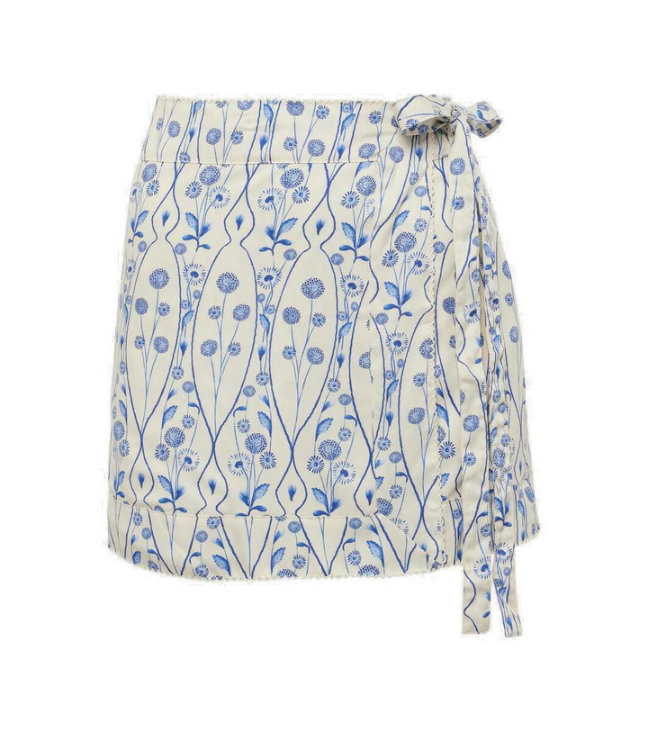 Photo: Agua by Agua Bendita Luna floral wrap skirt